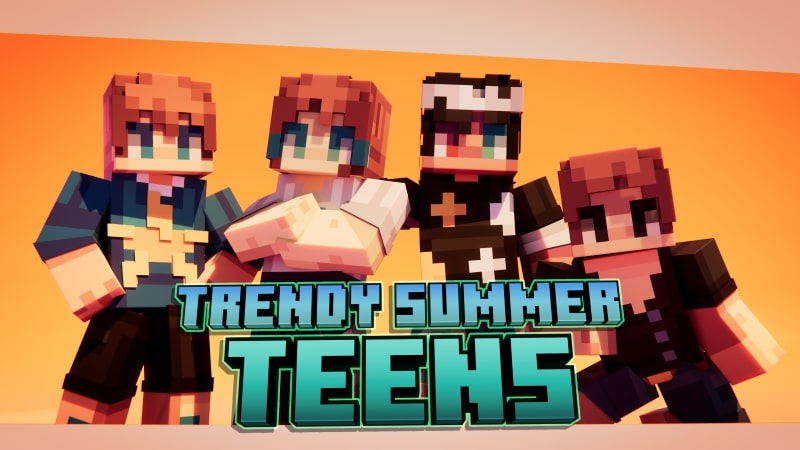 Trendy Summer Teens Key Art