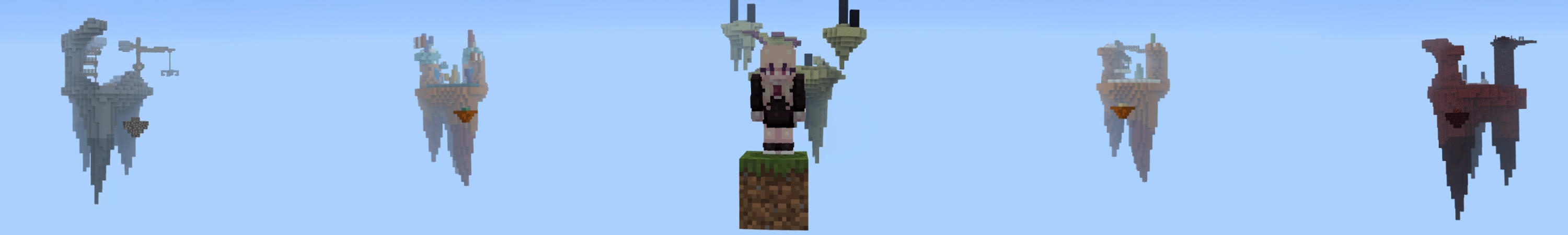 Skyblock One Block Panorama