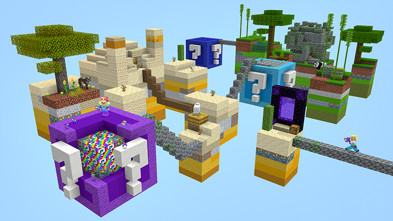 Skyblock Lucky Block: Rainbow in Minecraft Marketplace