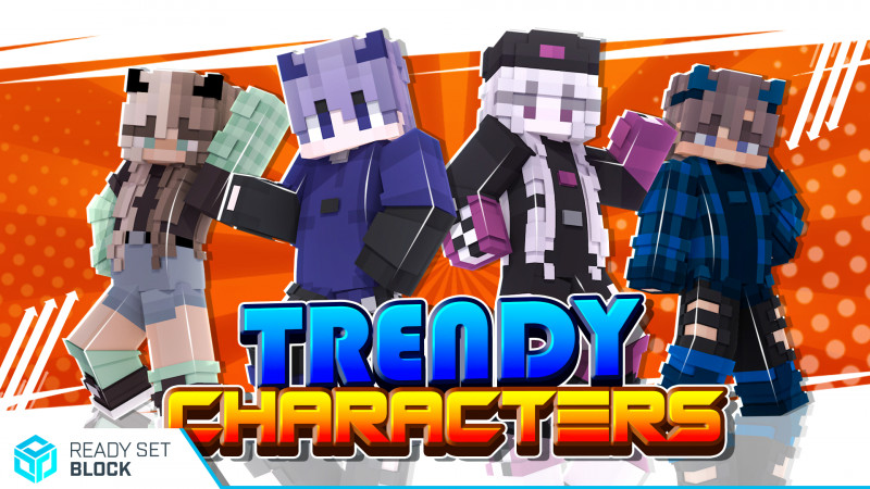 Trendy Characters Key Art