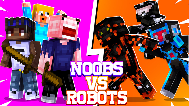 Noobs vs Robots Key Art