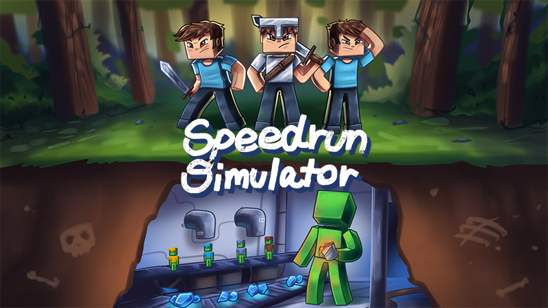 Speedrun Simulator Key Art