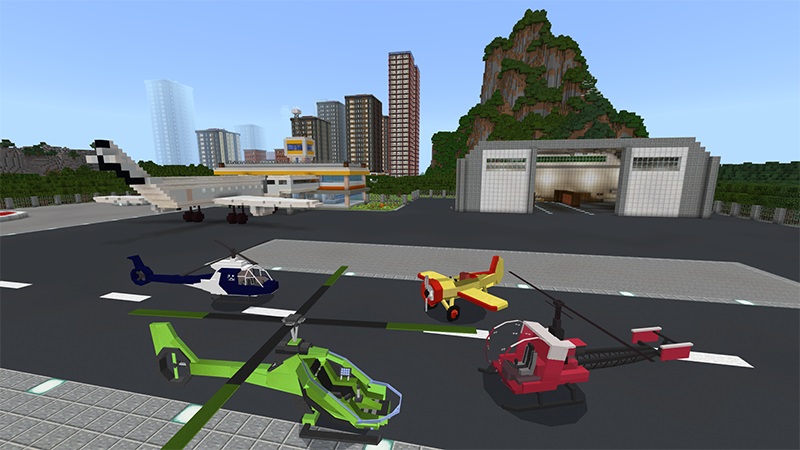 Craftable Helicopters by Lifeboat