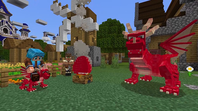 Craftable Dragons In Minecraft Marketplace Minecraft