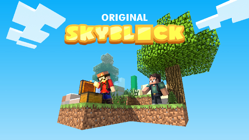 Original Skyblock Key Art