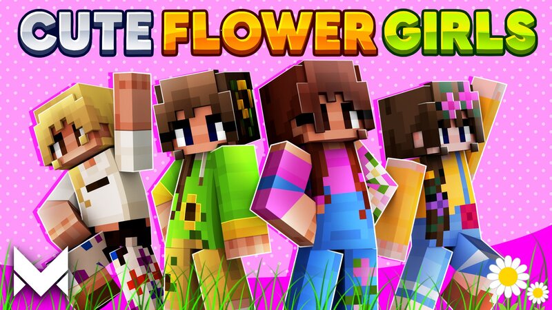 Cute Flower Girls