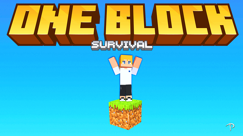 ONE BLOCK SURVIVAL! Key Art