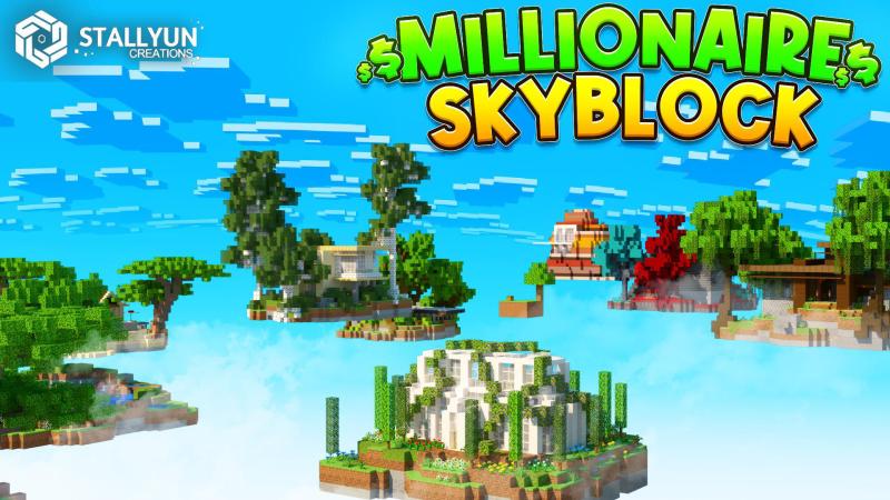 Millionaire Skyblock Key Art