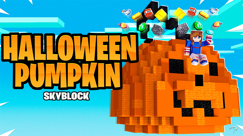 Halloween: Pumpkin Skyblock Key Art