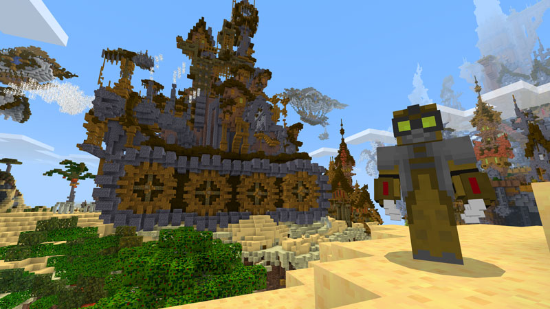 Steampunk City In Minecraft Marketplace Minecraft