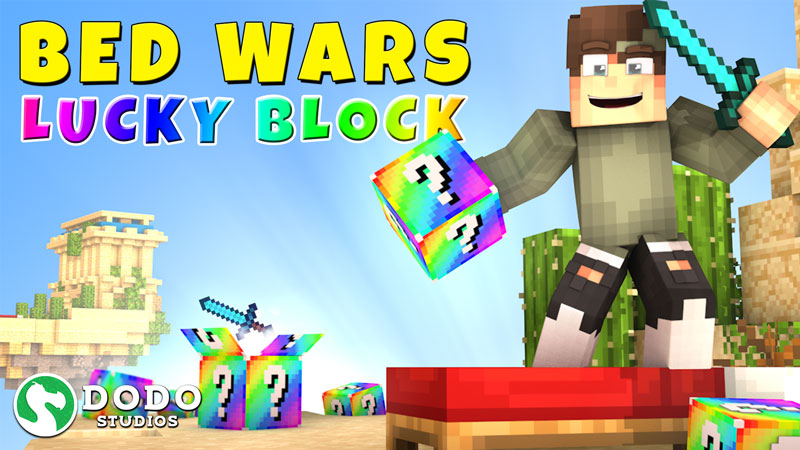 Lucky Block Bed Wars In Minecraft, How To Make A Princess Bed In Minecraft Education Edition