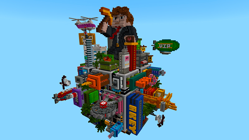 Skyblock Cube City by Owls Cubed