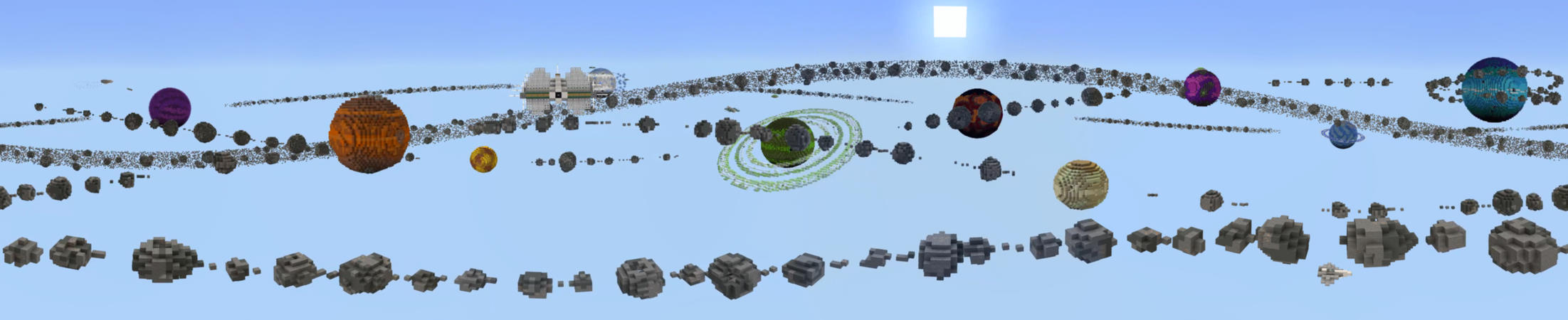 Planetary Skyblock Panorama