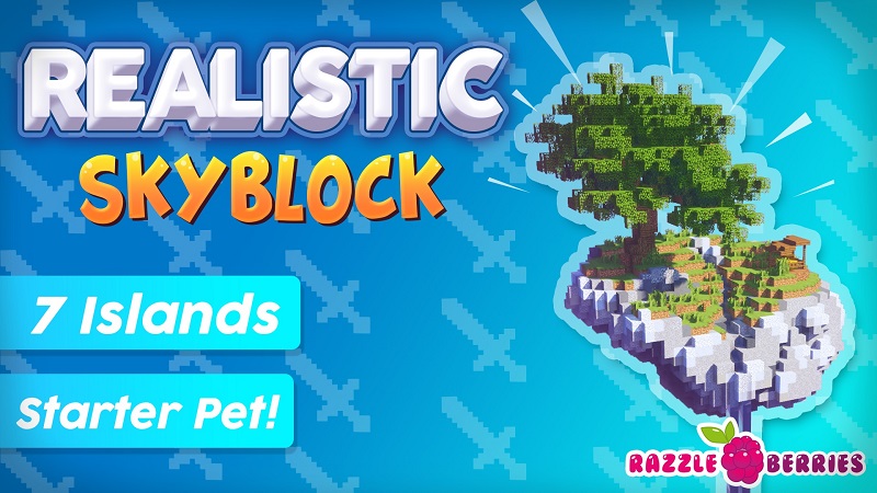 Realistic Skyblock Key Art