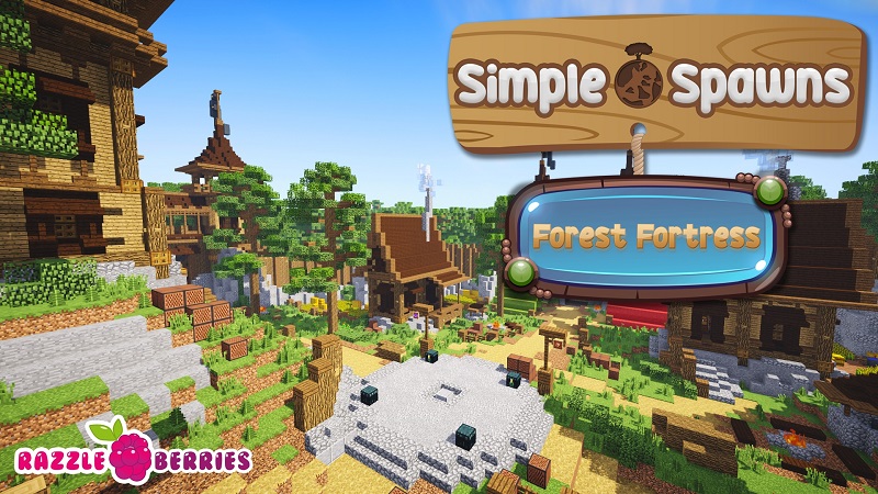 Simple Spawns: Forest Fortress Key Art