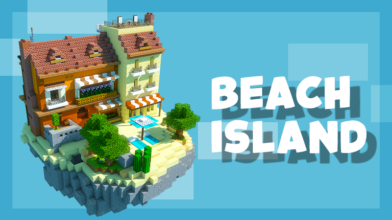 Beach Island - Skyblock Key Art