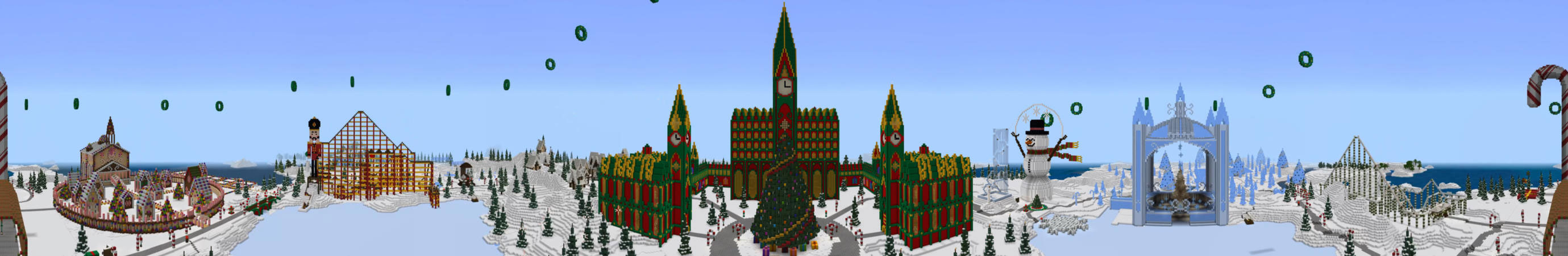 Winter Town Panorama