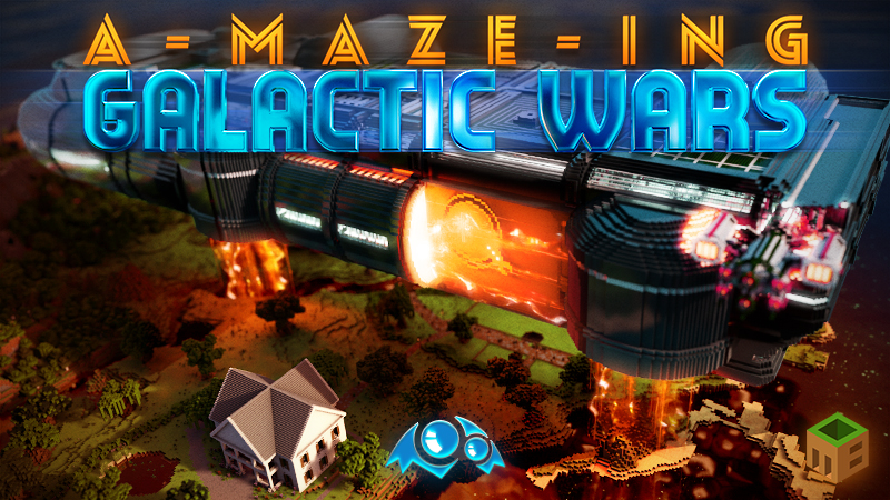 A-Maze-ing Galactic Wars Key Art