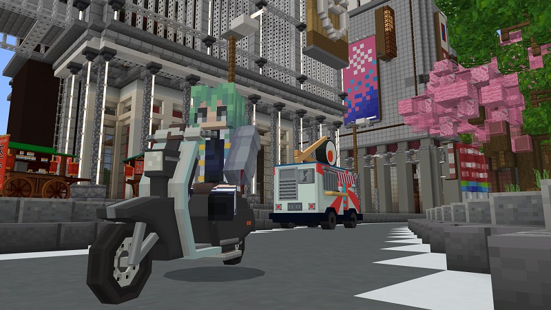 Anime City In Minecraft Marketplace Minecraft