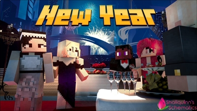 New Year on the Minecraft Marketplace by Shaliquinn's Schematics New Year on the Minecraft Marketplace by Shaliquinn's Schematics