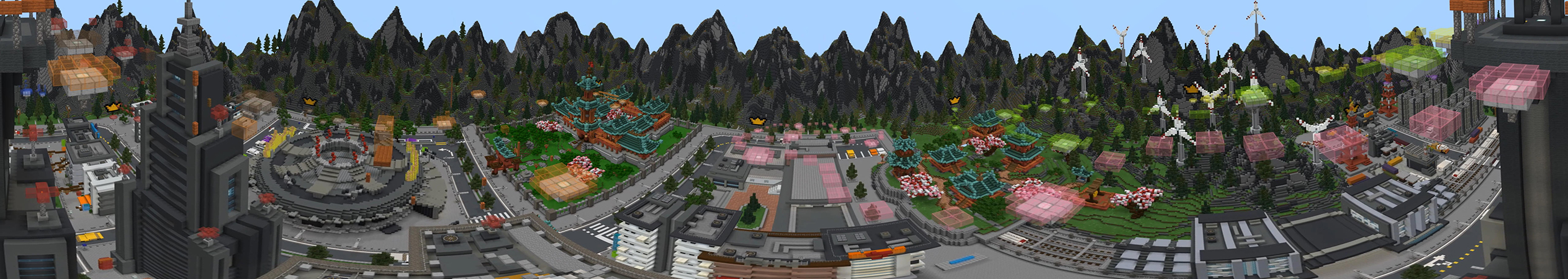 Anime City Jumper Panorama