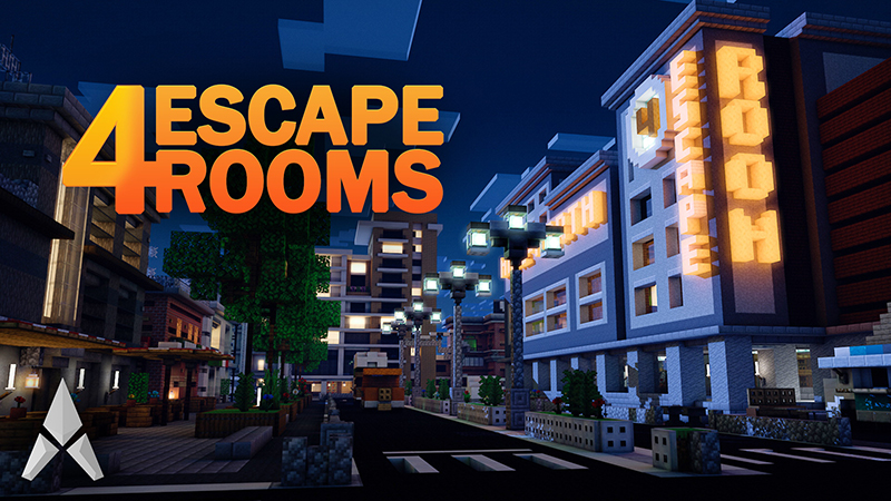 4 Escape Rooms Key Art