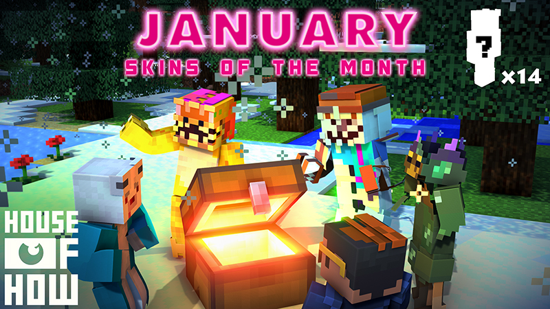 Skins of the Month - January Key Art