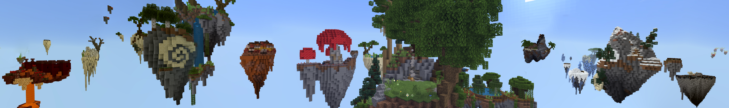 Dinosaur Skyblock Panorama