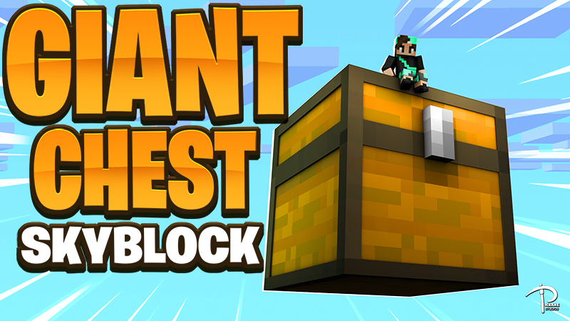 Giant Chest Skyblock Key Art