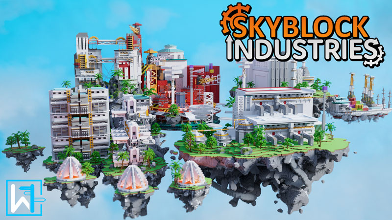 Skyblock Industries Key Art