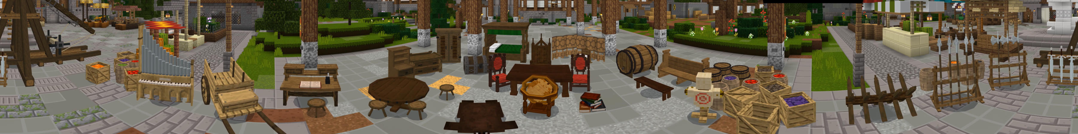 Medieval Furniture Panorama