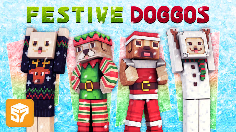 Festive Doggos Key Art