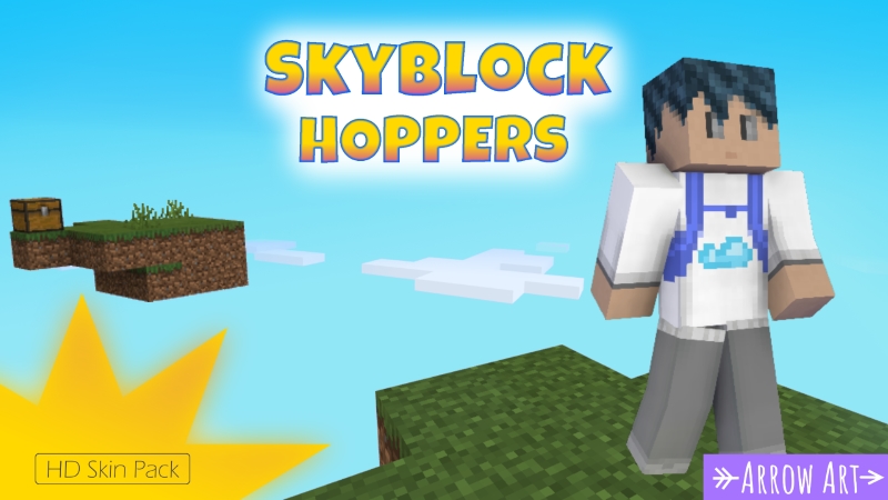 Skyblock Hoppers Key Art