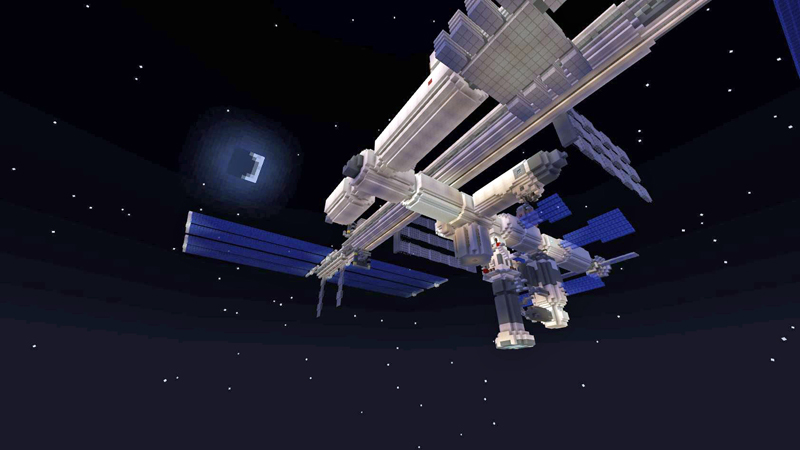 International Space Station by Minecraft
