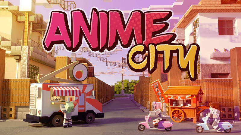 Anime City In Minecraft Marketplace Minecraft