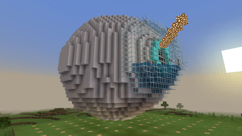 The Human Eye by Minecraft