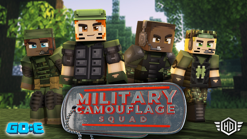 Military Camouflage Squad Key Art