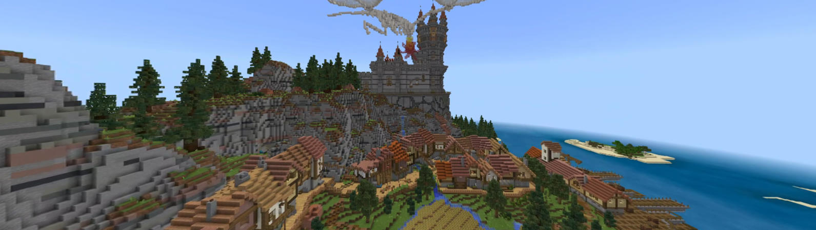 Dragon Castle Attack Panorama