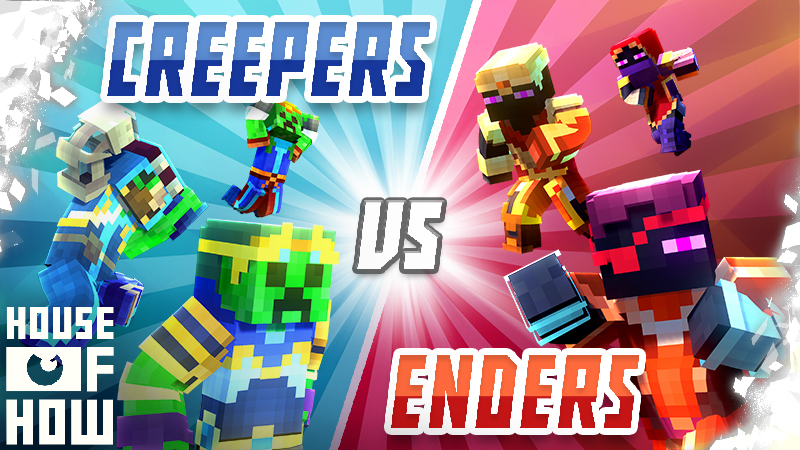 Creepers vs Enders Key Art