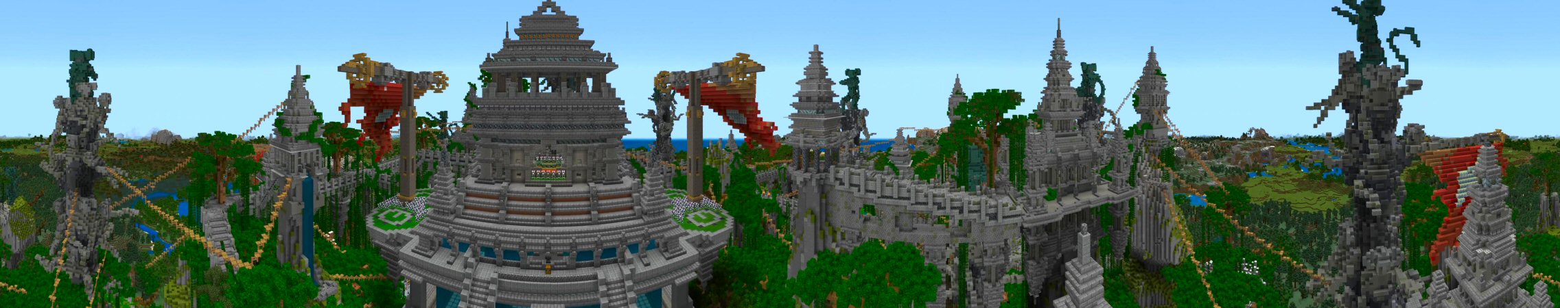 Jungle Temple Panorama