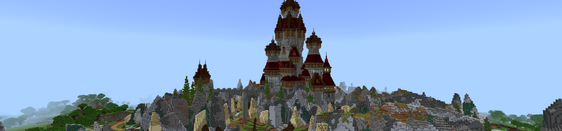 Lucky Block Castle Panorama