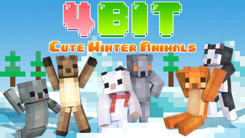 4BIT Cute Snowy Animals Key Art