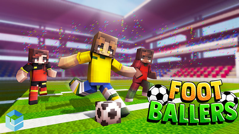 Footballers on the Minecraft Marketplace by Entity Builds