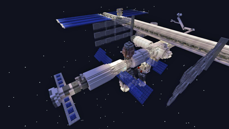 International Space Station In Minecraft Marketplace Minecraft