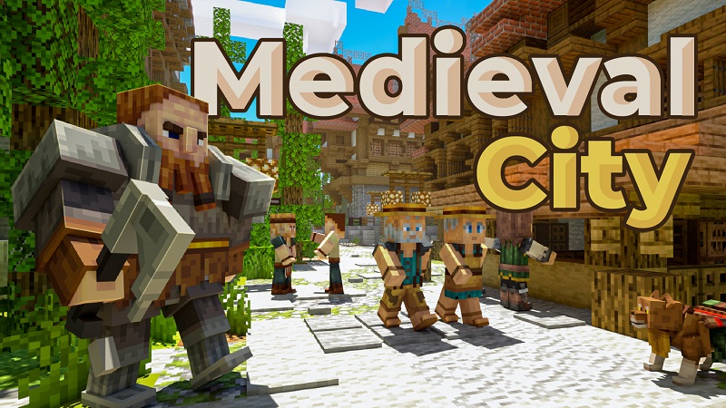 minecraft medieval city