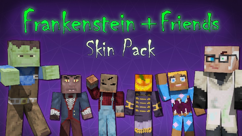 Frankenstein + Friends Skins Key Art