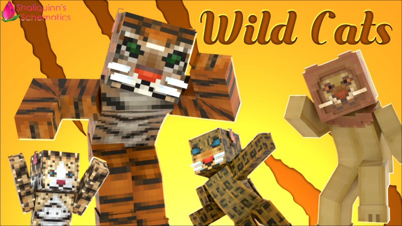 Wild Cats on the Minecraft Marketplace by Shaliquinn's Schematics