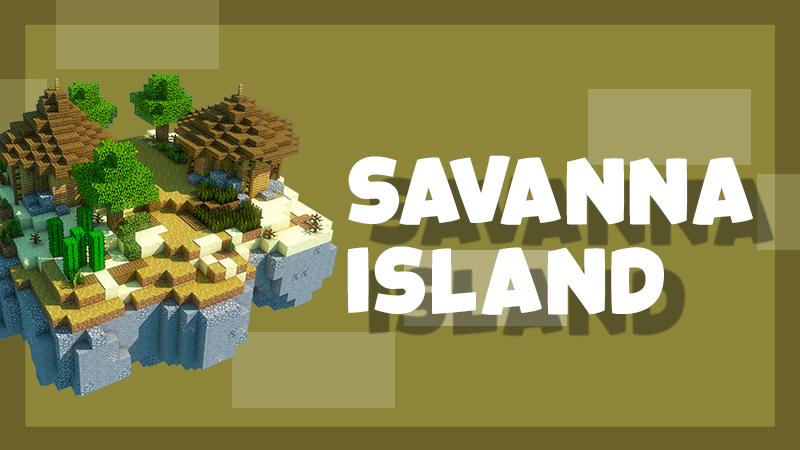 Savanna Island - Skyblock Key Art