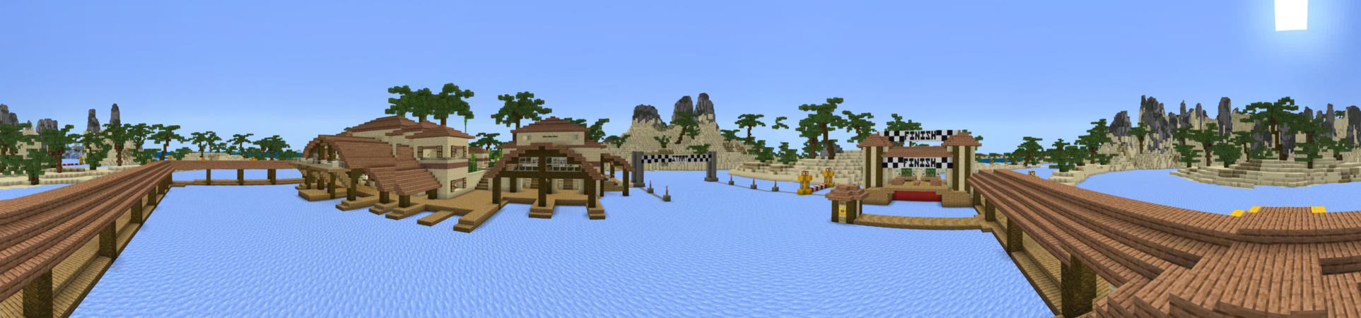 Tropical Boat Race In Minecraft Marketplace Minecraft