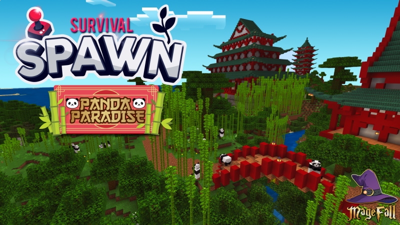 Survival Spawn Panda Paradise By Magefall Minecraft Marketplace Via Playthismap Com